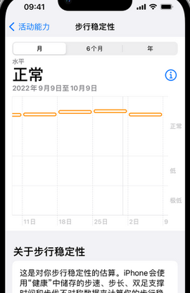 岳阳楼iPhone手机维修如何在iPhone开启'步行稳定性通知'