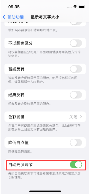 岳阳楼苹果15维修店分享iPhone 15 Pro系列屏幕亮度 