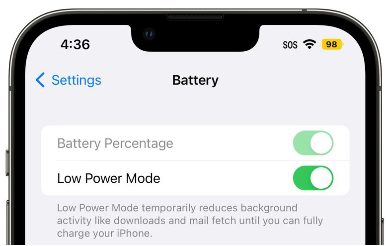 岳阳楼苹果手机维修分享iOS 16 Beta 6电池百分比显示和Beta 5有什么不同 
