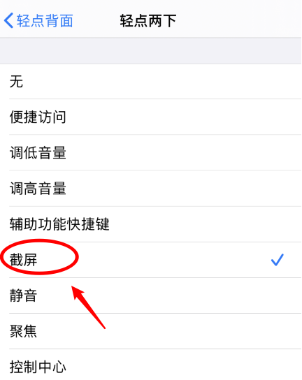 岳阳楼苹果手机维修分享iPhone12如何启用双击截屏 