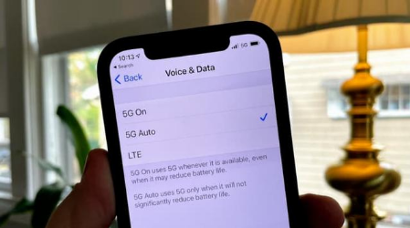 岳阳楼苹果手机维修分享iPhone 12如何打开或关闭5G网络 